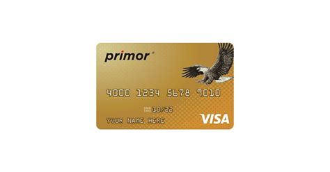 primor secured visa gold card